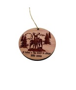 Deer Mountain It takes a big heart - Cedar Ornament - $368.45 MXN