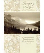 Praying For You In Your Time of Loss - Sympathy Greeting Card - 01877 - $51.04 MXN