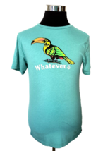 Volcom Whatever T-Shirt Juniors Size X-Large Aqua-Green Multicolor Toucan Bird - £10.08 GBP