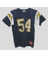 San Diego Chargers #54 Rawlings NFL AFC Youth Boys Blue Vintage 90s Jers... - $18.04