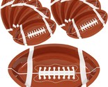 Football Serving Trays | 10 Pcs Plastic Football Snack Trays | Game Day ... - £17.62 GBP