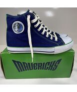 Dallas Mavericks Shoes Mens 8 High Top NBA Basketball Woman 9 1/2 Sneakers - $24.70
