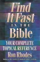 Find it Fast In the Bible Fred H. Wright - £2.31 GBP