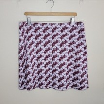 Stitch Fix Margaret M | Textured Burgundy Wine Ariadne Knit A-line Skirt... - £26.99 GBP