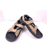 FootJoy FJ GreenJoy Mens Golf Sandals Tan Beige 7M Leather Spikes Athlet... - $51.34 CAD