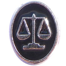 Scales Of Justice Floating Locket Charm - £1.88 GBP