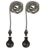 Royal Designs Celling Fan Pull Chain Beaded Ball Extension Chains with D... - €19,79 EUR+