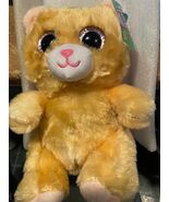 TVS Toys 8" BIg Eyes Yellow Bear Plush *NEW w/Tag* f2 - $9.99