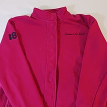 National Geographic Full Zip Pockets Women's Fuschia Cotton Sweatshirt Jacket M image 11
