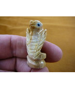 (Y-SNAK-24) little tan COBRA Snake gemstone carving soapstone Peru love ... - $169.11 MXN