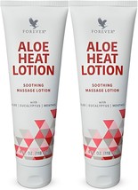 Forever Aloe Heat Lotion Soothing Massage Lotion 4FL. OZ (118 ml) Pack o... - £40.58 GBP