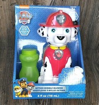 Paw Patrol Action Bubble Blower Marshall With Bubbles Spin Master - £9.83 GBP