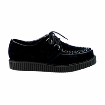 CRE602S/B Men&#39;s Gothic Rockabilly Black Suede 1&quot; Platform Creepers Punk ... - $1,709.66 MXN