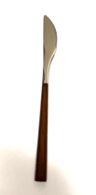 Dansk  Wood and Stainless Silverware Knife 8 7/8 inch In Great Shape - $9.90