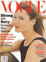1994 Vogue May Magazine Geena Davis Sarajevo Marisa Tomei Stephen Sondheim 90s - £34.71 GBP