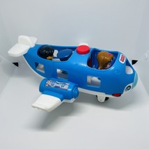 Fisher Price Little People blue jet Plane talking Musical Sounds Tested ... - $24.44 CAD