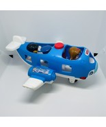 Fisher Price Little People blue jet Plane talking Musical Sounds Tested ... - $24.58 CAD