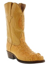 Mens Buttercup Genuine Alligator Skin Head Cut Cowboy Boots J Toe - £316.47 GBP