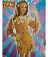 Adult Native American Indian Maiden Costume O/S Thanksgiving Squaw Sacag... - $580.22 MXN