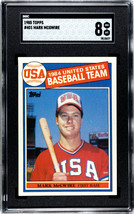 Mark McGwire 1985 Topps Rookie Card (RC) #401- SGC Graded 8 NM-MT (St. Louis Car - £47.14 GBP