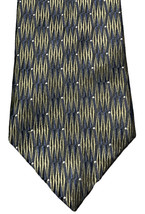 Zylos George Machado Mens Green Blue Polka Dot Silk Neck Tie Necktie - £3.92 GBP