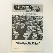 1969 Playbill The Gary Theatre Peter O&#39;Toole Petula Clark in Goodbye Mr. Chips - £22.49 GBP