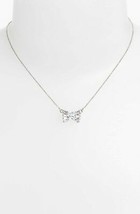 Kate Spade New York Le Soir Crystal Bow Pendant Necklace Nwt - £39.56 GBP