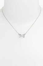 Kate Spade New York Le Soir Crystal Bow Pendant Necklace Nwt - £37.19 GBP