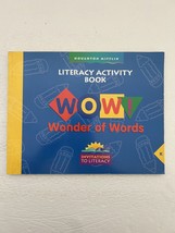 Wow! Wonder of Words Literacy Houghton Mifflin Activity Vintage Book - £10.82 GBP