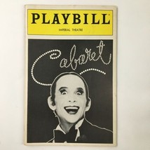 1986 Playbill Imperial Theatre Joel Grey in Cabaret by Harold Prince - £22.67 GBP