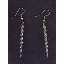 Pretty Mini ICICLES EARRINGS-Winter Holiday Ornament Charm Funky Costume Jewelry - £6.11 GBP