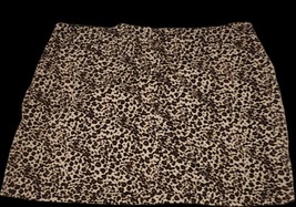 Sag Harbor Women&#39;s Cheetah Print Stretch Skirt - Size 20W - £11.81 GBP