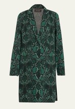 KOBI HALPERIN Leah Snakeskin-Print Side-Slit Coat- SOLD OUT- Sz Small Ne... - $325.01 CAD