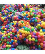 100PCS Colorful Soft Plastic Balls Kids Pool Ocean Wave Pit Tent Play Toys - €8,45 EUR
