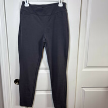 Susan Graver Weekend Crop Pants Size Small Pettite Blue Pull On Pockets Stretch - $16.83