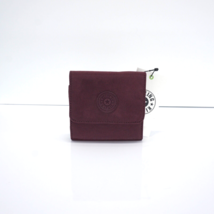 Kipling Cece Small Wallet Trifold Snap KI0806 Polyamide Merlot $44 NWT New - £26.33 GBP