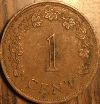 1977 Malta 1 Cent Coin - £1.04 GBP