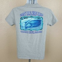 Salty Dog Surf Shop Men&#39;s T-shirt Size Small Gray TM11 - $8.41