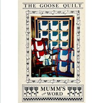 The Goose Quilt PATTERN by Debbie Mumm for Mumm’s the Word, Fast and Easy - £7.02 GBP