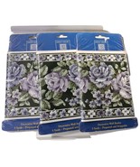 3 NIP Imperial Ashley Taylor Wallpaper Alicia Wall Border Flowers 5 Yds Ea - $23.36