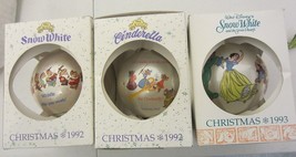 Disney Schmid Ornaments - Snow White - Cinderella - £33.81 GBP