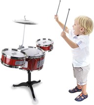 Small Plastic Drum Set Toy For Kids Age 3 - 6 Years Old Toy Musical Inst... - $38.98