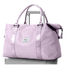 Women Travel Gym Bag Foldable Weekend Duffel Bag Sports Shoulder Tote Ha... - £32.38 GBP