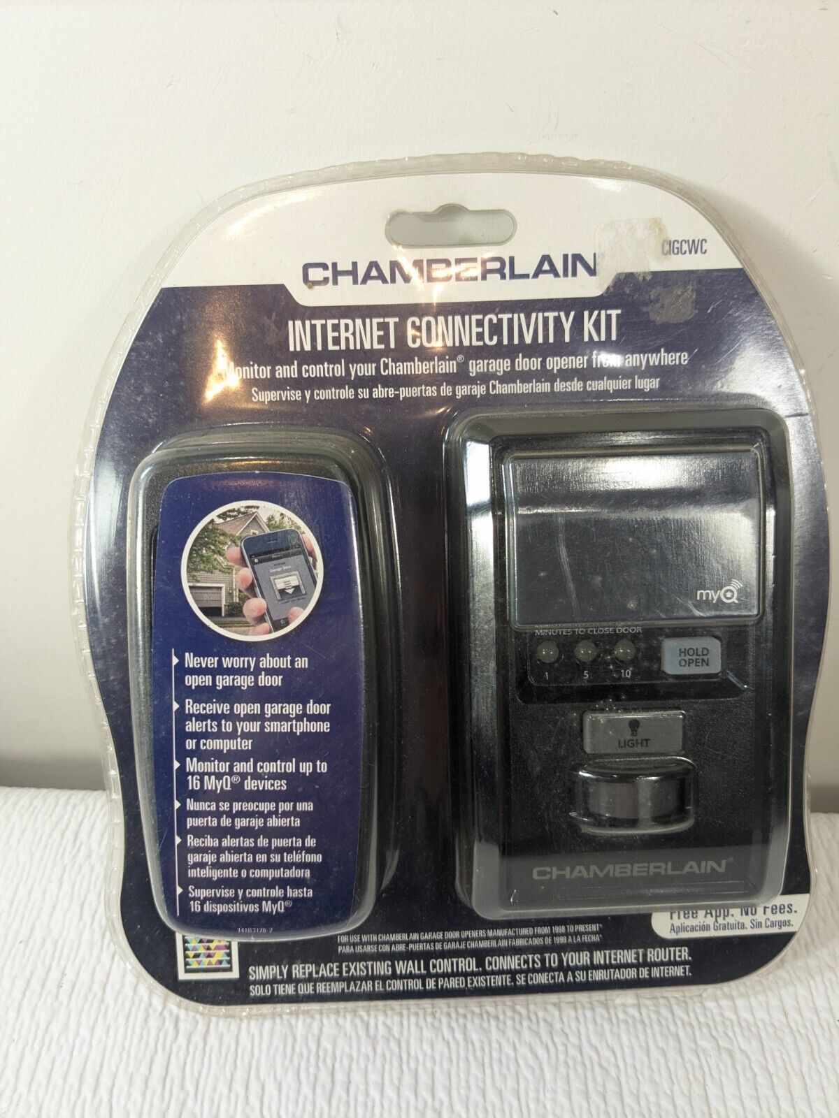 NEW Chamberlain Garage Door Opener Internet Connectivity MyQ Control Kit... - $89.00