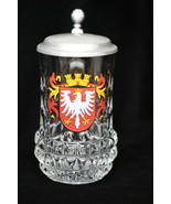 Frankfurt Glass Beer Stein Made In Italy - $20.56 CAD