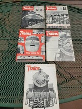 5 Issues of Trains Magazine 1964 - March, April, May, July and December ... - $18.28