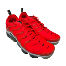 Nike Air Vapormax Plus Mens Size 10.5 Bright Crimson 924453-602 Black Red - £60.88 GBP