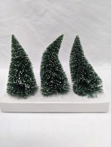 Lot Of (3) Department 56 Tree RPG Dnd Christmas Village Terrain Scenery 4&quot; - $183.54 MXN