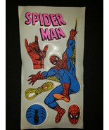 Vintage Spider Man DC Comics Super Hero Old Puffy Stickers Pink New Old ... - £8.01 GBP