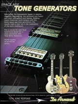 Guild DeArmond Jetstar Bass, Starfire &amp; M75T Guitar ad 1999 advertisement print - £3.38 GBP